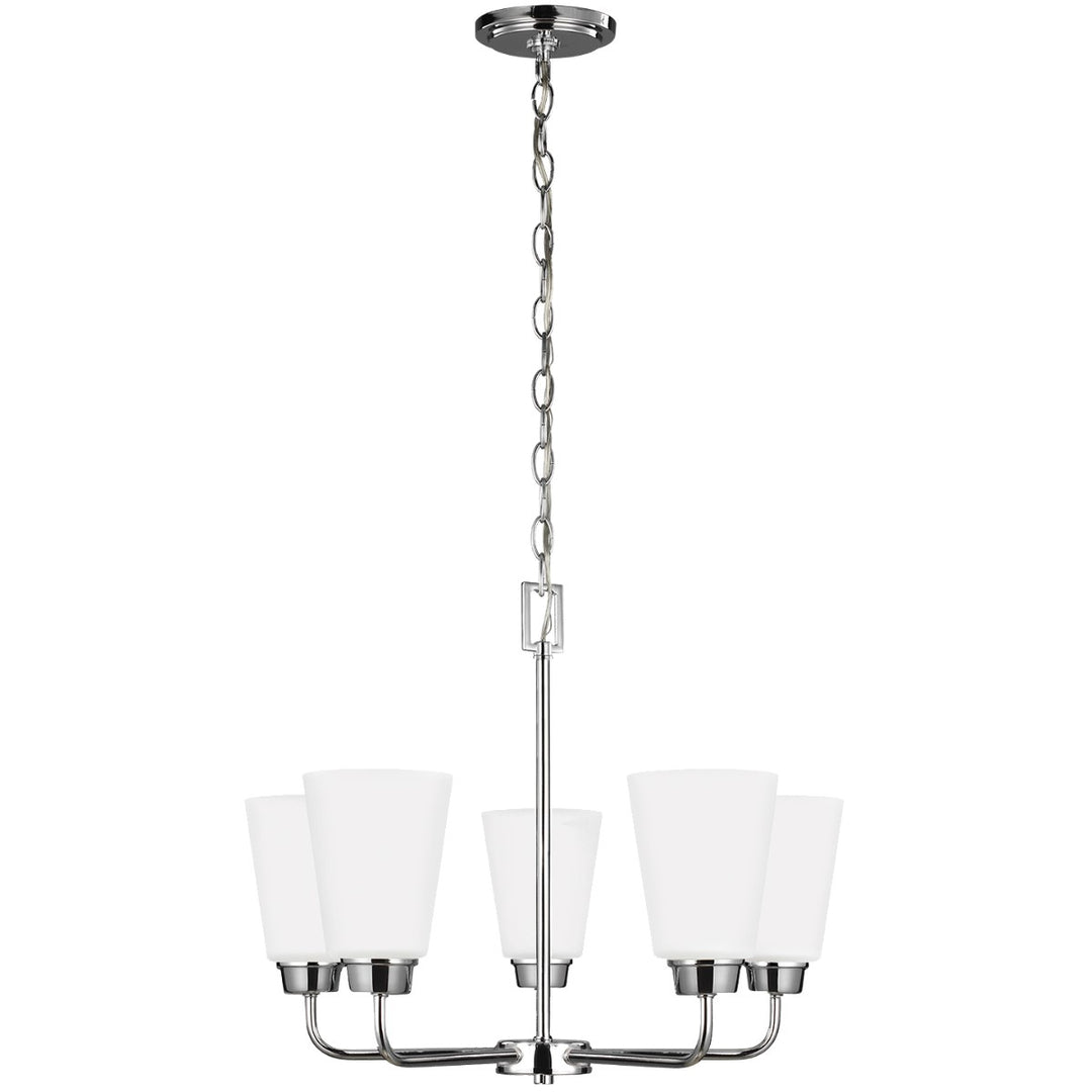 Generation Lighting Canada - 3115205-05 - Five Light Chandelier - Kerrville - Chrome