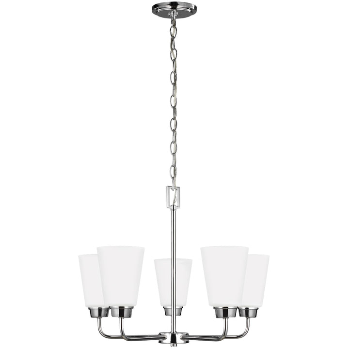 Generation Lighting Canada - 3115205-05 - Five Light Chandelier - Kerrville - Chrome