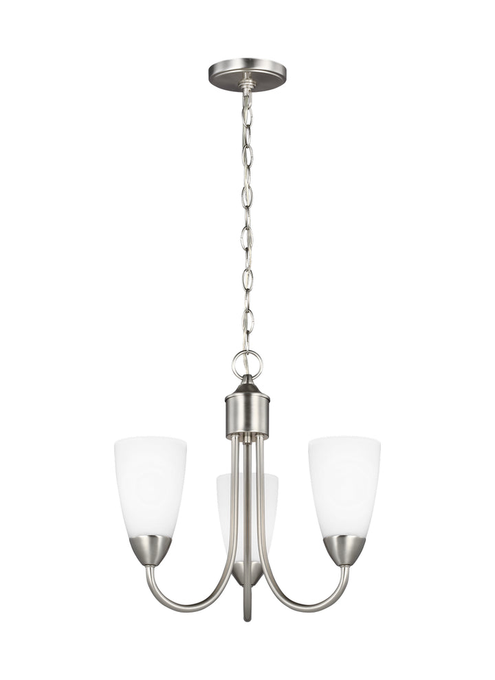Generation Lighting Canada - 3120203-962 - Three Light Chandelier - Seville - Brushed Nickel