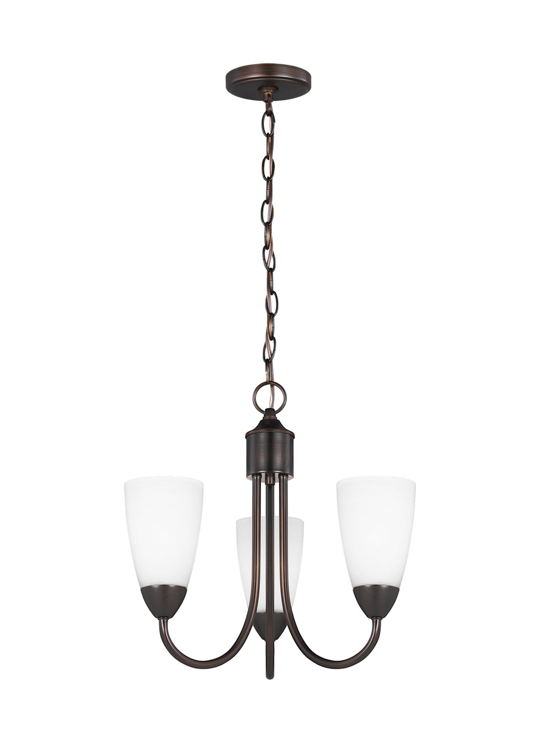Generation Lighting Canada - 3120203EN3-710 - Three Light Chandelier - Seville - Bronze
