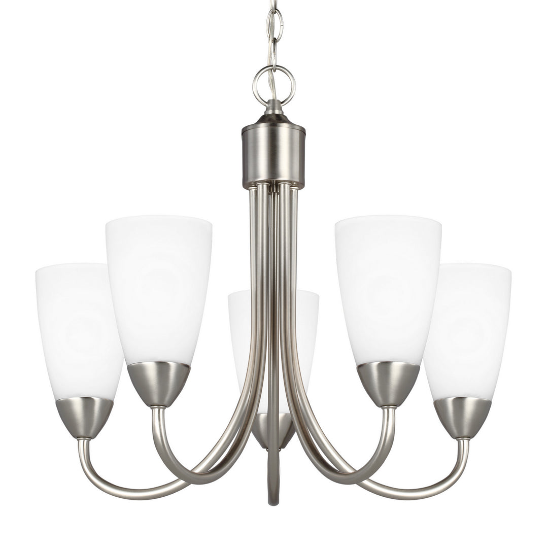 Generation Lighting Canada - 3120205-962 - Five Light Chandelier - Seville - Brushed Nickel