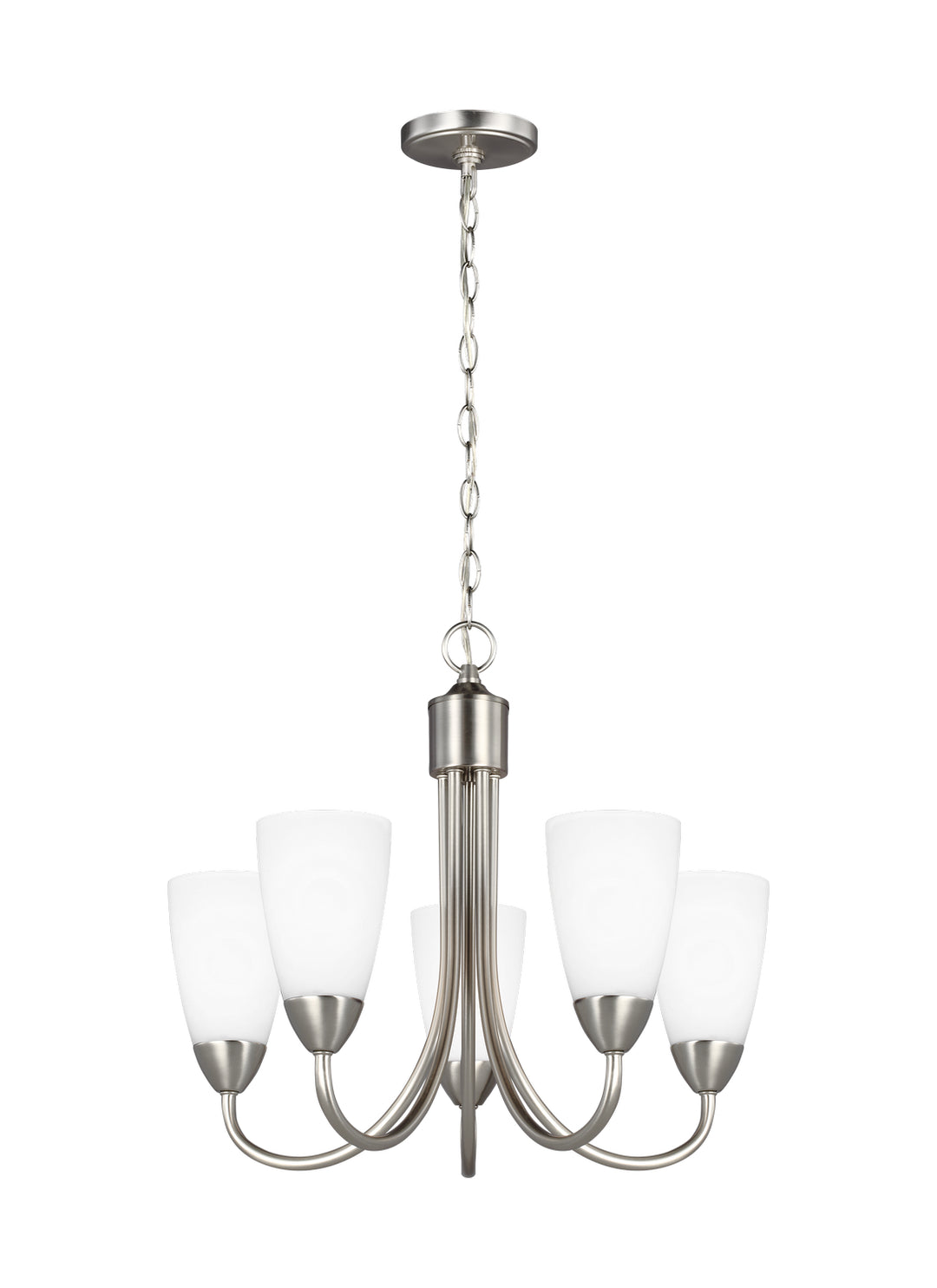 Generation Lighting Canada - 3120205-962 - Five Light Chandelier - Seville - Brushed Nickel