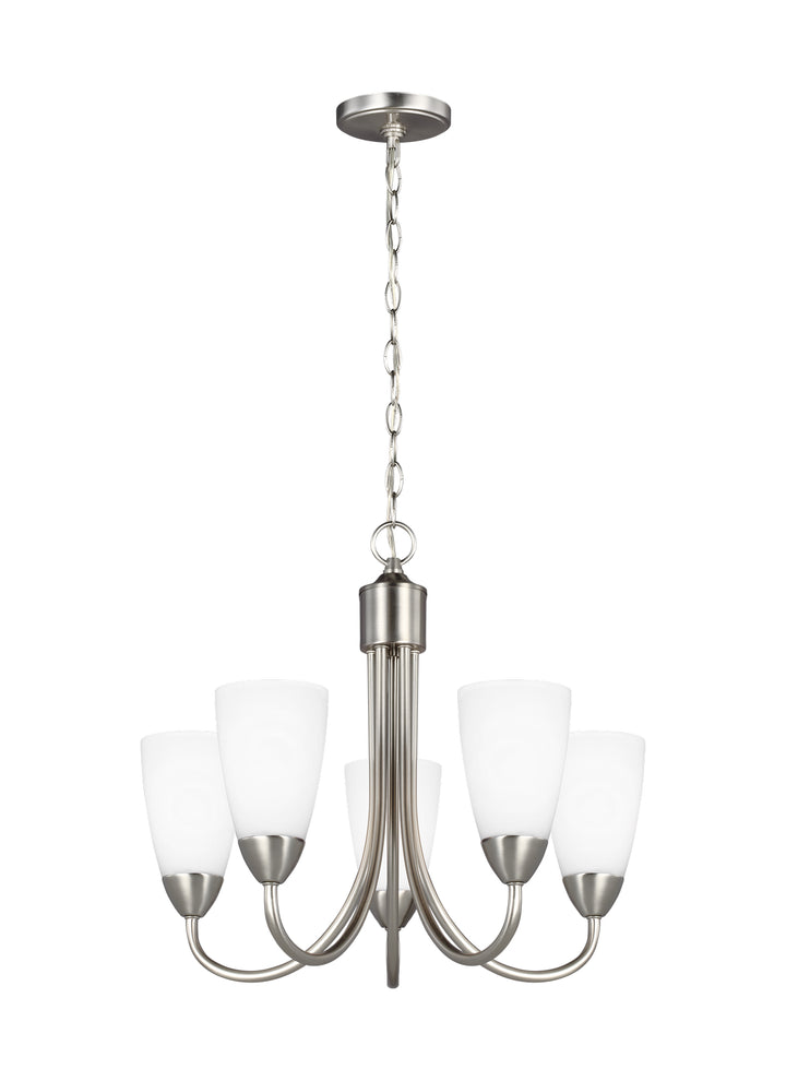 Generation Lighting Canada - 3120205-962 - Five Light Chandelier - Seville - Brushed Nickel