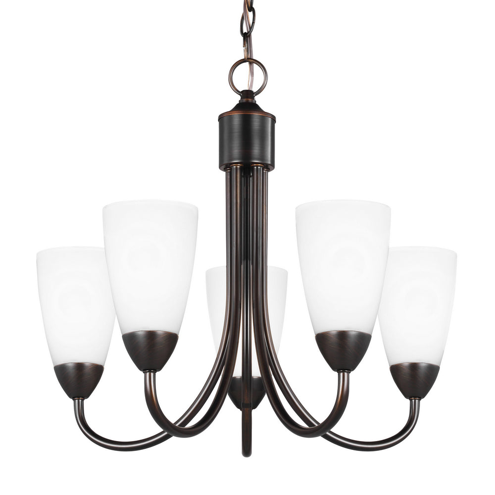 Generation Lighting Canada - 3120205EN3-710 - Five Light Chandelier - Seville - Bronze