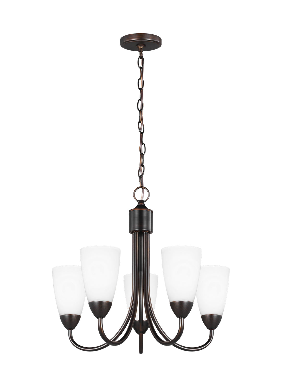Generation Lighting Canada - 3120205EN3-710 - Five Light Chandelier - Seville - Bronze