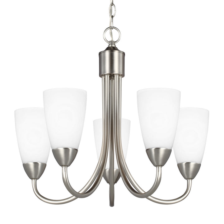Generation Lighting Canada - 3120205EN3-962 - Five Light Chandelier - Seville - Brushed Nickel