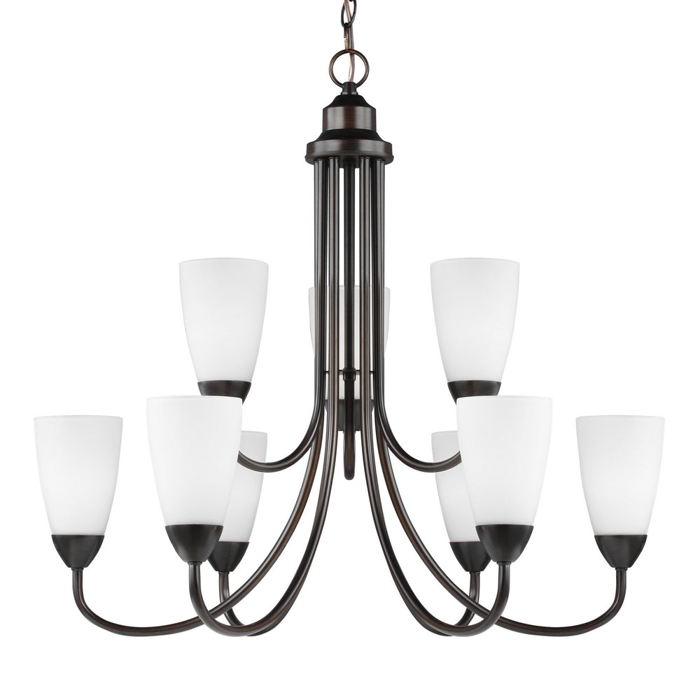 Generation Lighting Canada - 3120209-710 - Nine Light Chandelier - Seville - Bronze