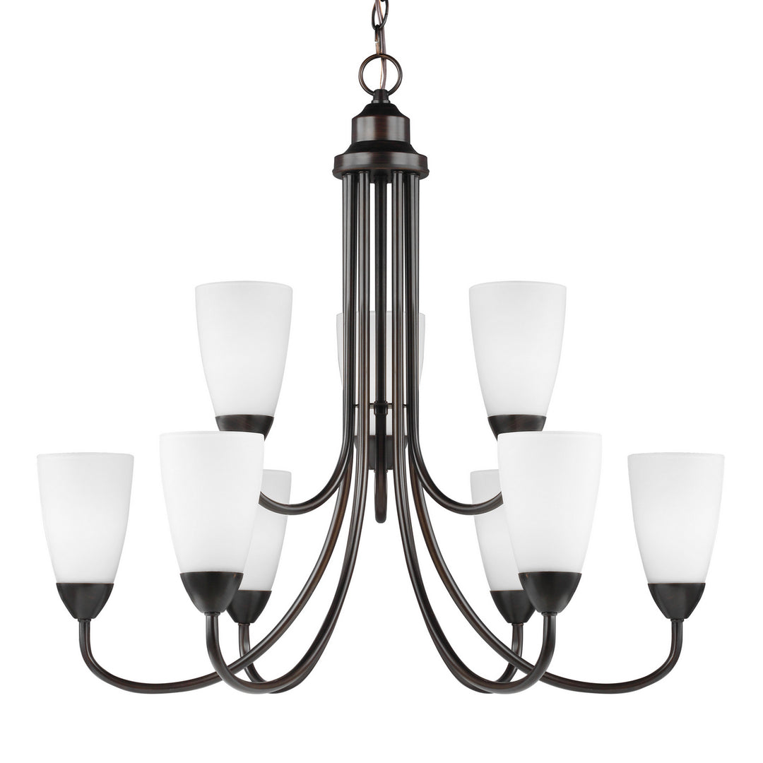 Generation Lighting Canada - 3120209-710 - Nine Light Chandelier - Seville - Bronze