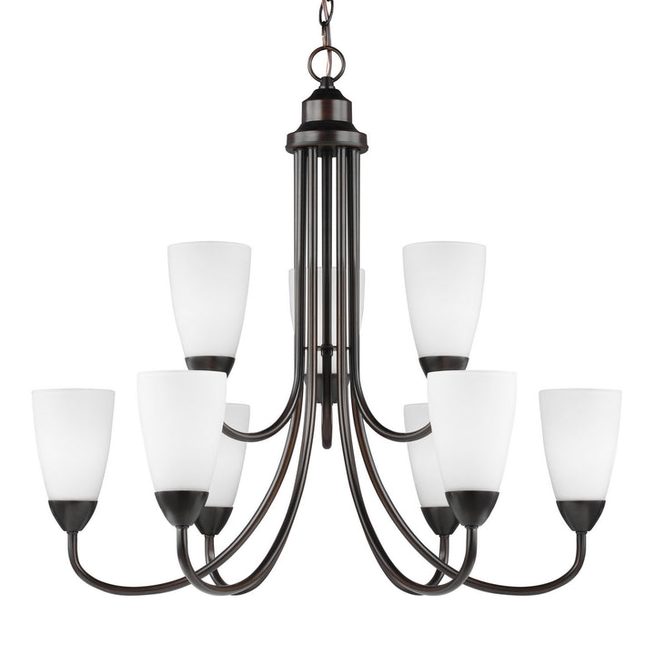 Generation Lighting Canada - 3120209-710 - Nine Light Chandelier - Seville - Bronze