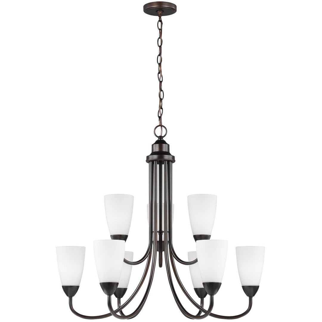 Generation Lighting Canada - 3120209-710 - Nine Light Chandelier - Seville - Bronze