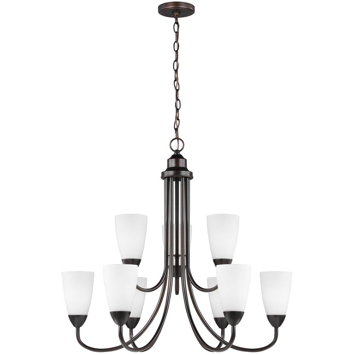 Generation Lighting Canada - 3120209-710 - Nine Light Chandelier - Seville - Bronze