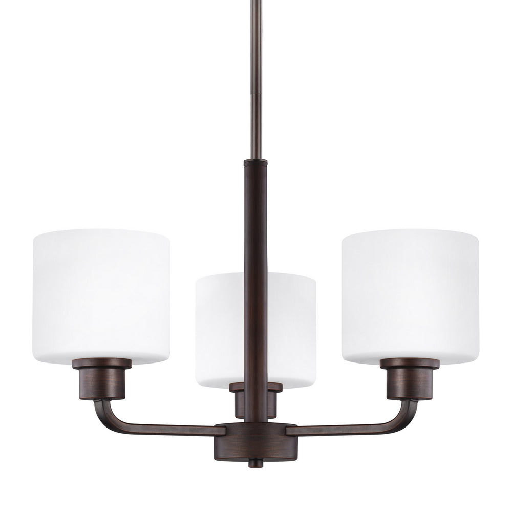 Generation Lighting Canada - 3128803-710 - Three Light Chandelier - Canfield - Bronze