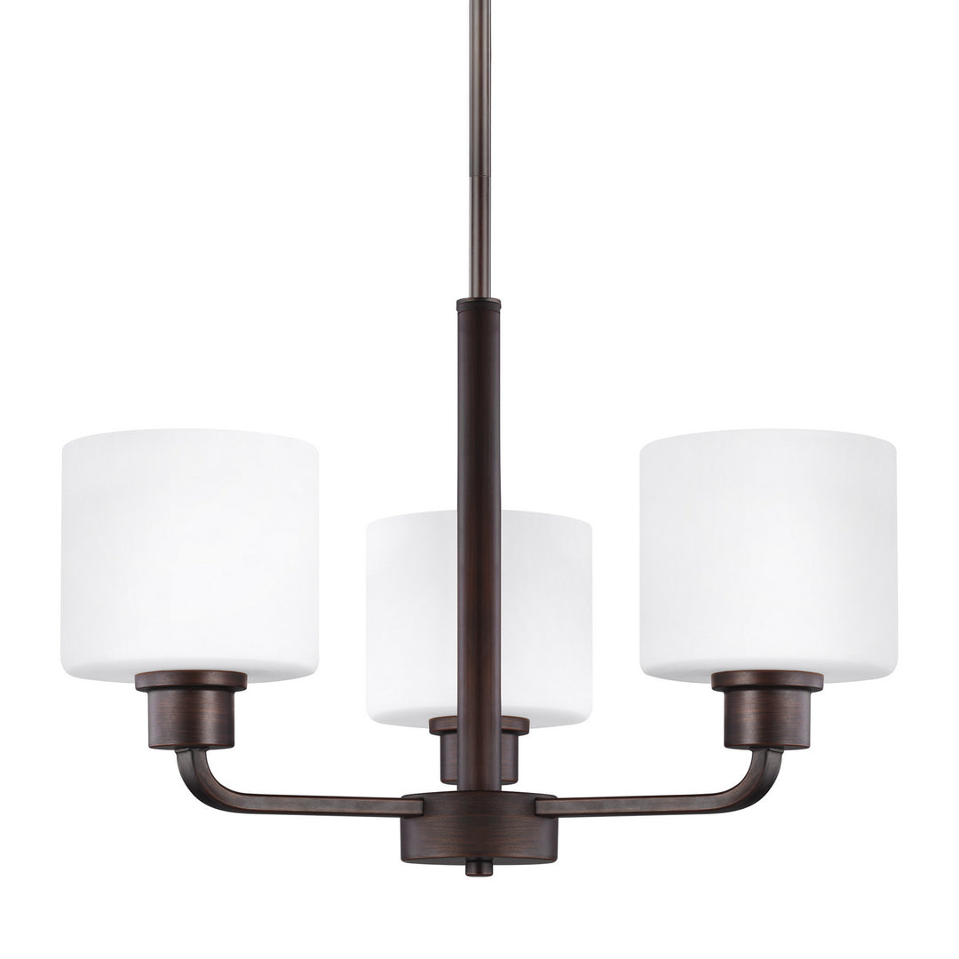Generation Lighting Canada - 3128803-710 - Three Light Chandelier - Canfield - Bronze