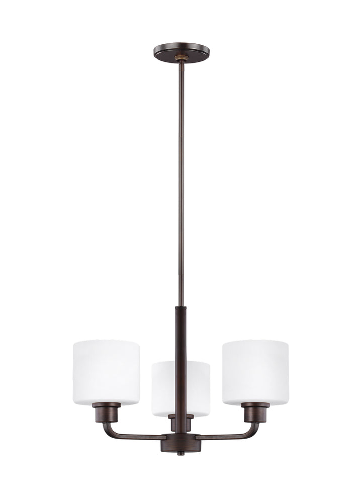 Generation Lighting Canada - 3128803-710 - Three Light Chandelier - Canfield - Bronze