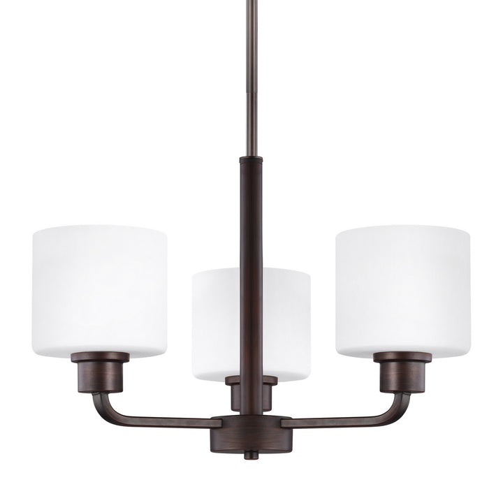 Generation Lighting Canada - 3128803EN3-710 - Three Light Chandelier - Canfield - Bronze