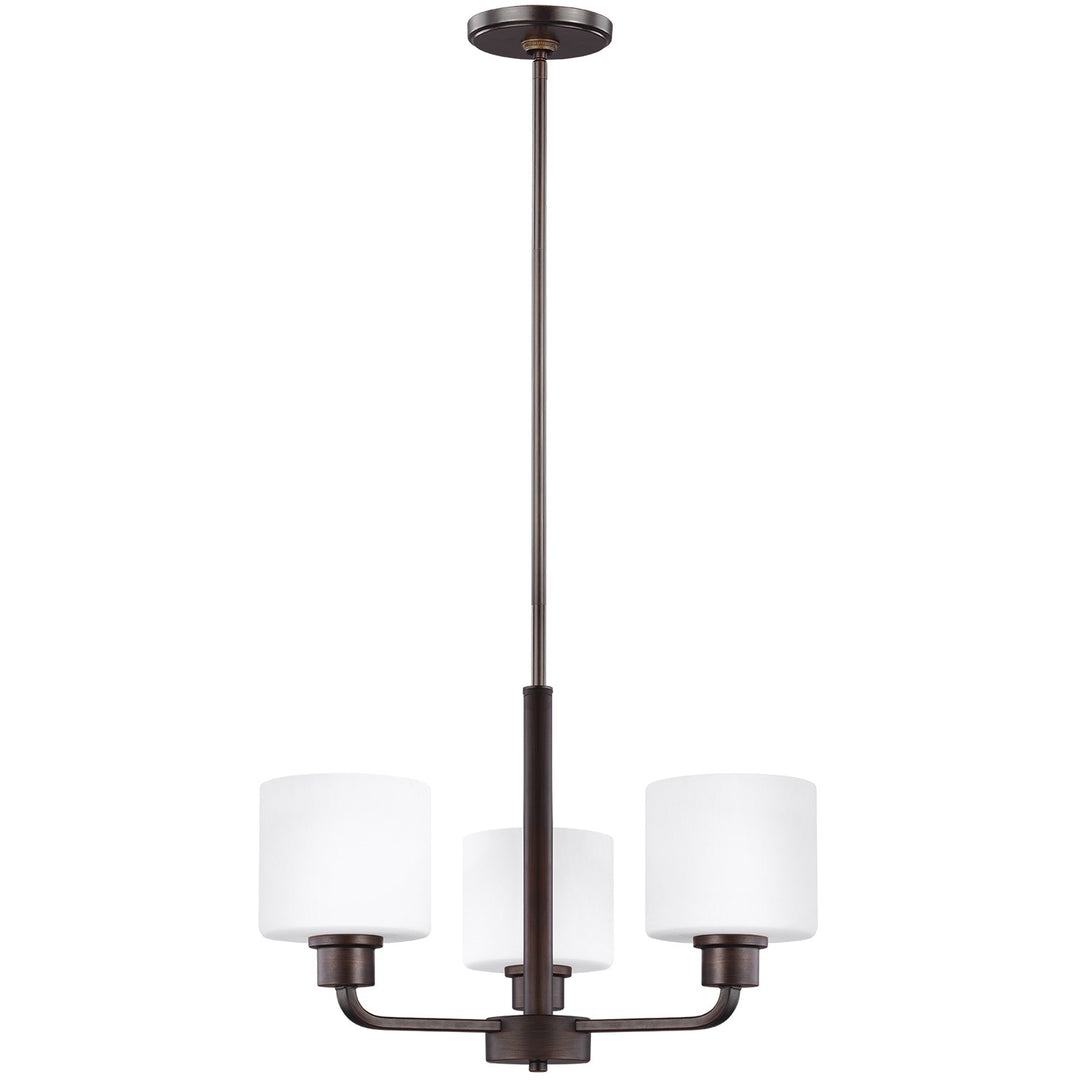 Generation Lighting Canada - 3128803EN3-710 - Three Light Chandelier - Canfield - Bronze
