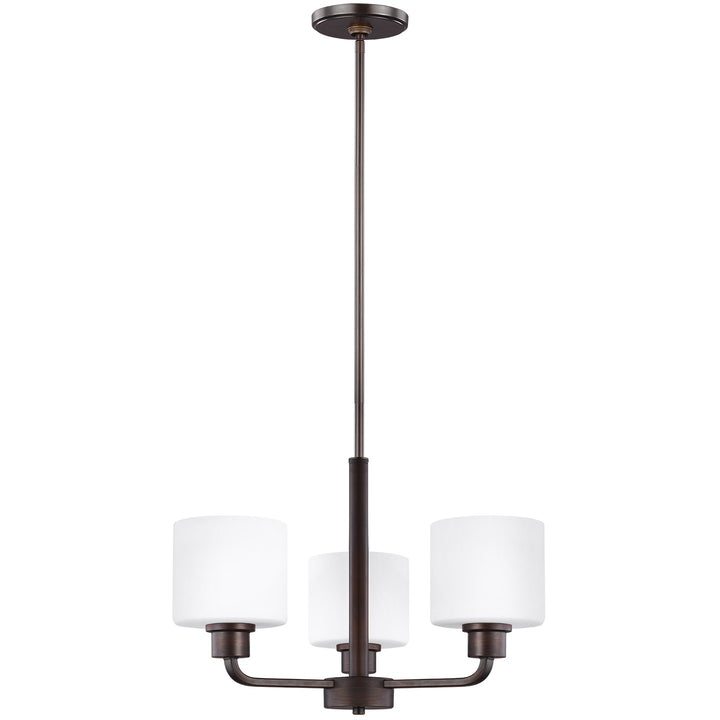 Generation Lighting Canada - 3128803EN3-710 - Three Light Chandelier - Canfield - Bronze