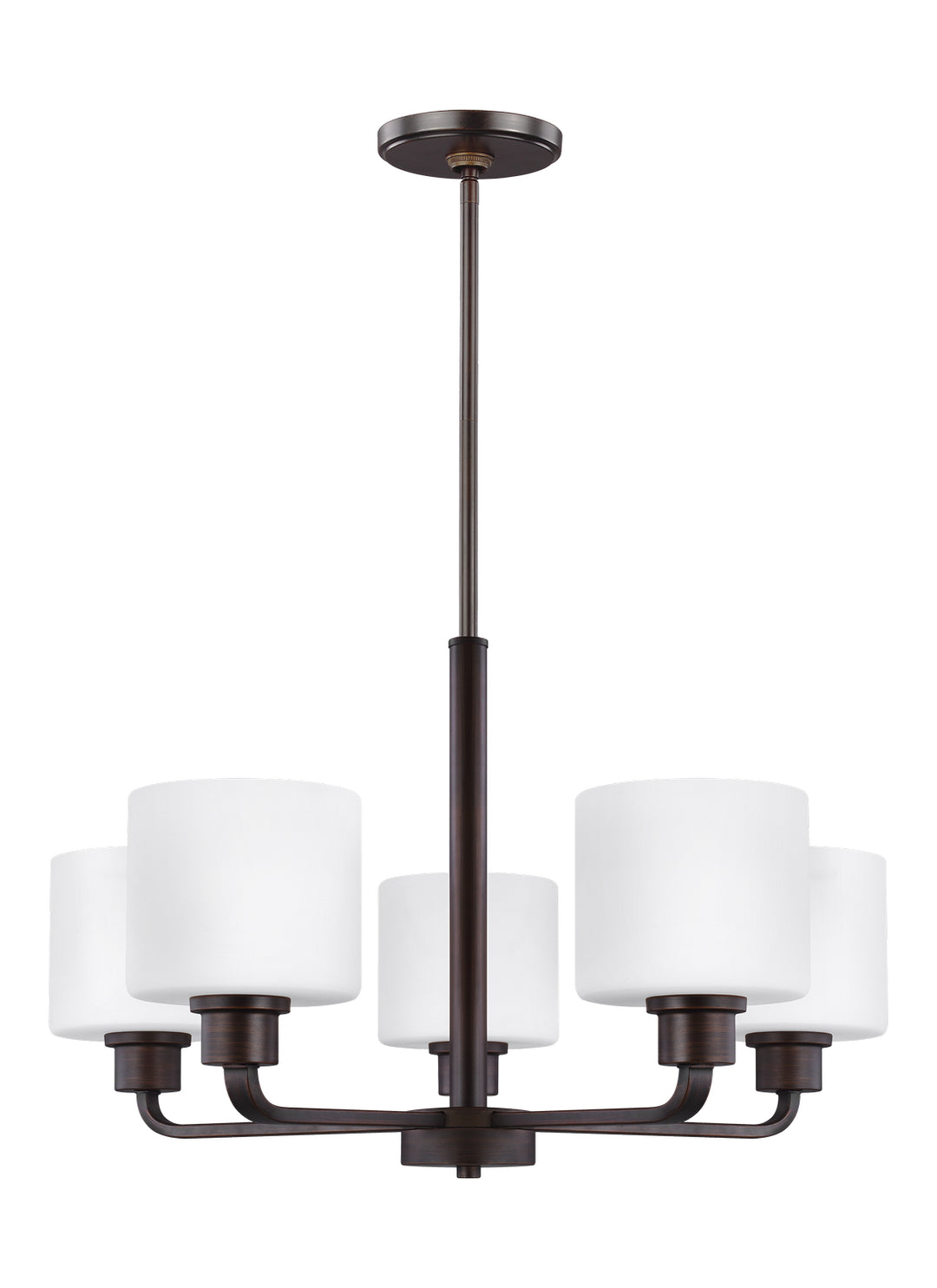 Generation Lighting Canada - 3128805-710 - Five Light Chandelier - Canfield - Bronze