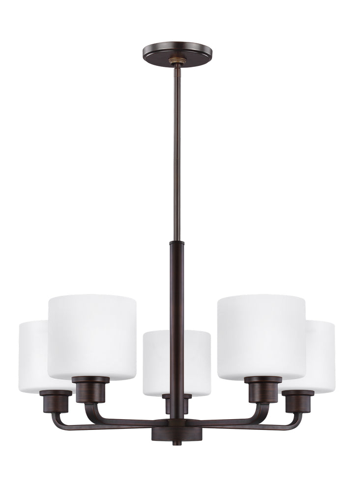 Generation Lighting Canada - 3128805-710 - Five Light Chandelier - Canfield - Bronze