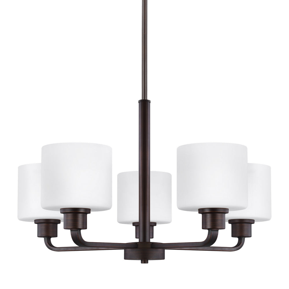 Generation Lighting Canada - 3128805EN3-710 - Five Light Chandelier - Canfield - Bronze