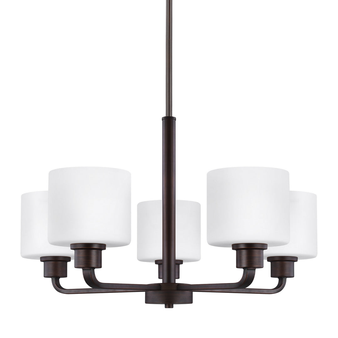 Generation Lighting Canada - 3128805EN3-710 - Five Light Chandelier - Canfield - Bronze