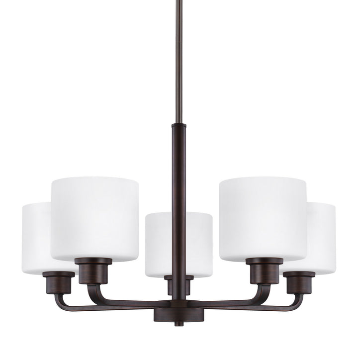 Generation Lighting Canada - 3128805EN3-710 - Five Light Chandelier - Canfield - Bronze
