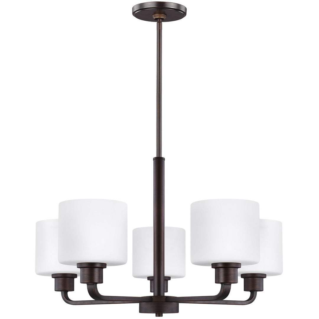 Generation Lighting Canada - 3128805EN3-710 - Five Light Chandelier - Canfield - Bronze