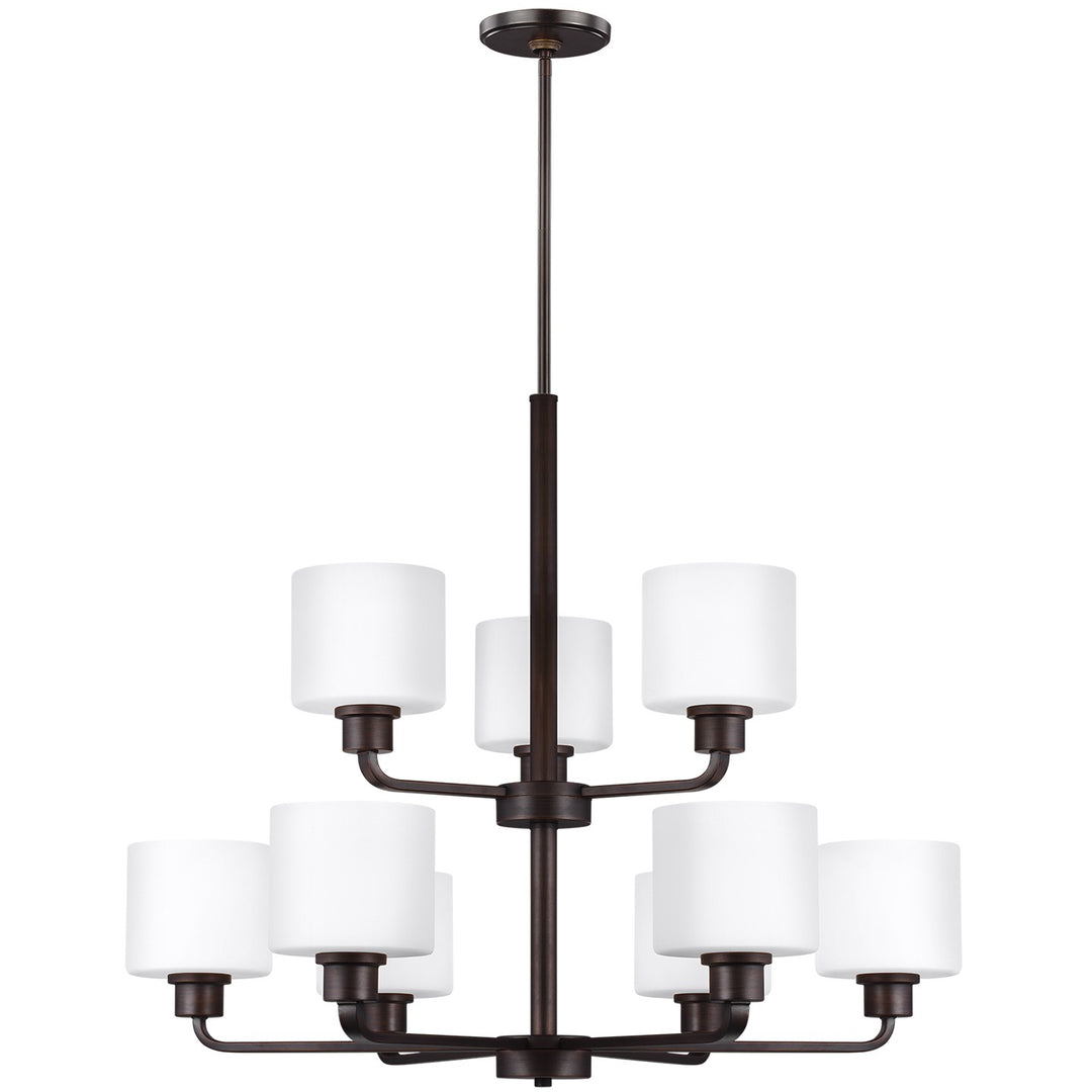 Generation Lighting Canada - 3128809EN3-710 - Nine Light Chandelier - Canfield - Bronze