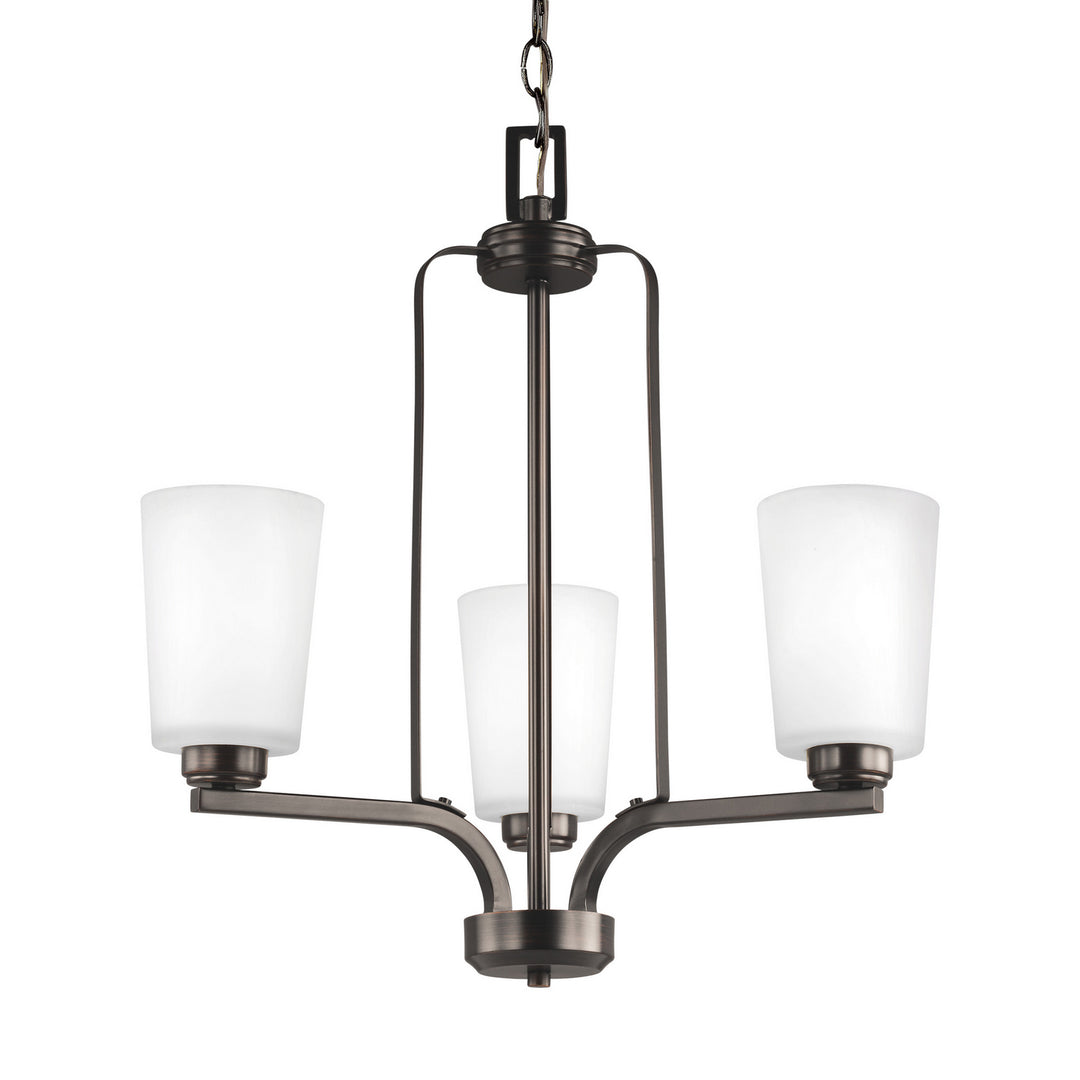 Generation Lighting Canada - 3128903-710 - Three Light Chandelier - Franport - Bronze