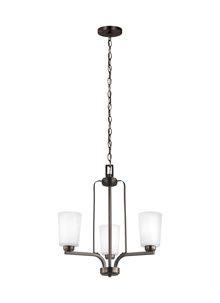 Generation Lighting Canada - 3128903-710 - Three Light Chandelier - Franport - Bronze