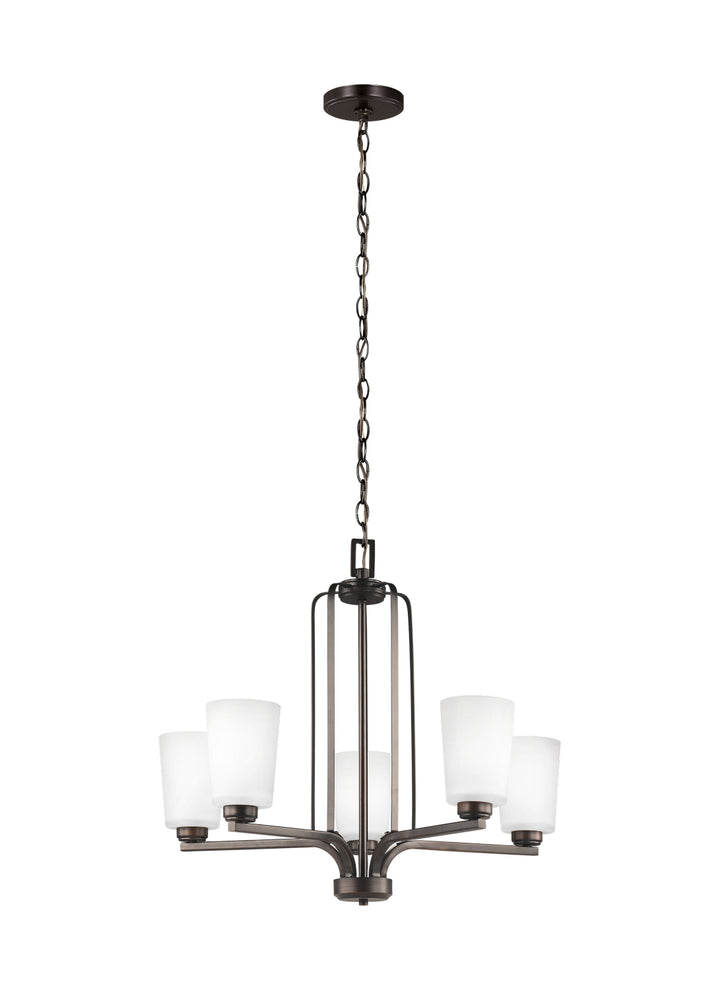 Generation Lighting Canada - 3128905EN3-710 - Five Light Chandelier - Franport - Bronze