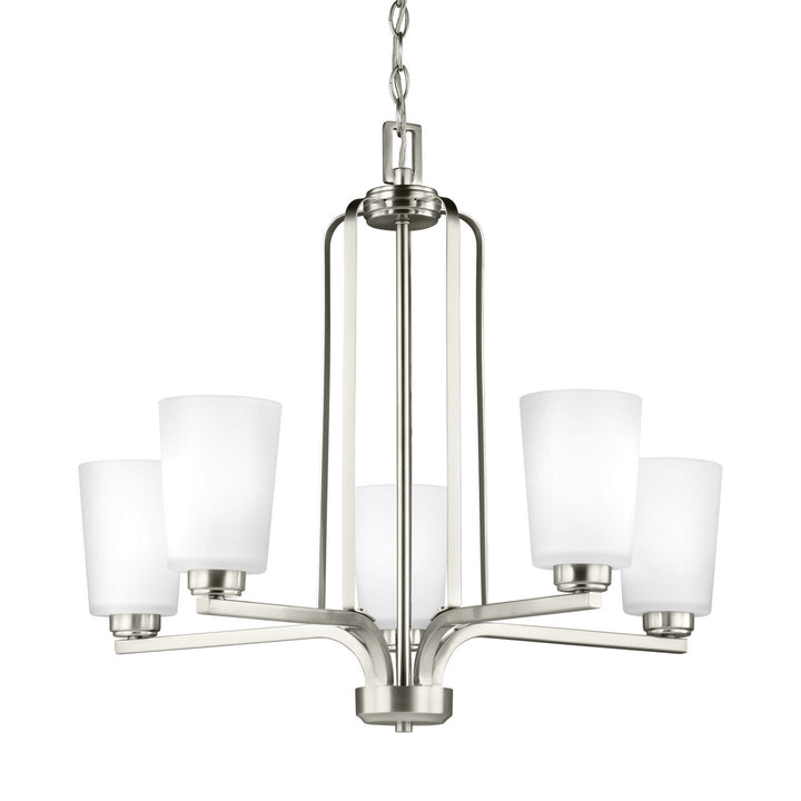 Generation Lighting Canada - 3128905EN3-962 - Five Light Chandelier - Franport - Brushed Nickel