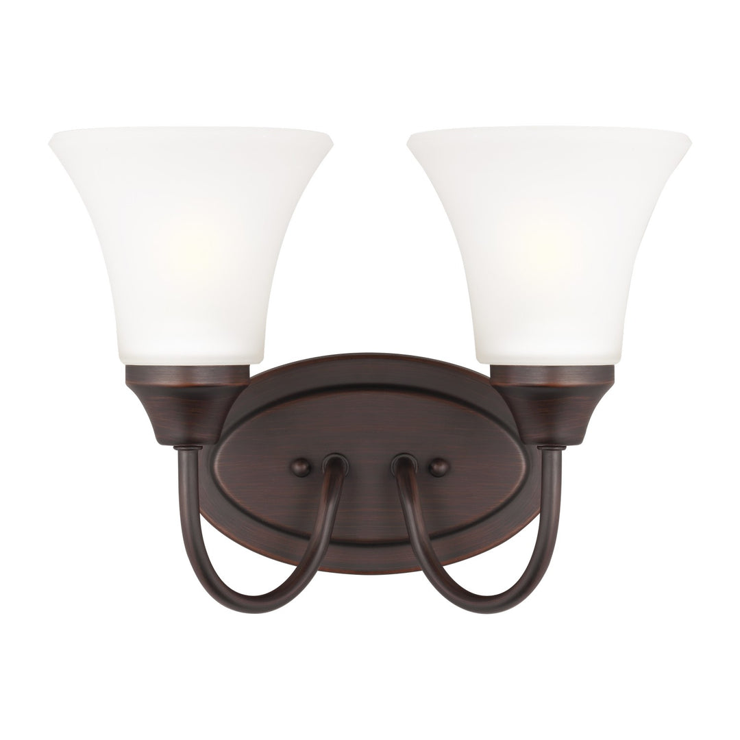 Generation Lighting Canada - 44806-710 - Two Light Wall / Bath - Holman - Bronze