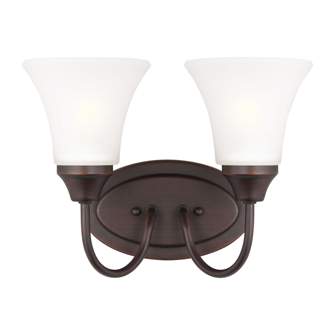 Generation Lighting Canada - 44806EN3-710 - Two Light Wall / Bath - Holman - Bronze