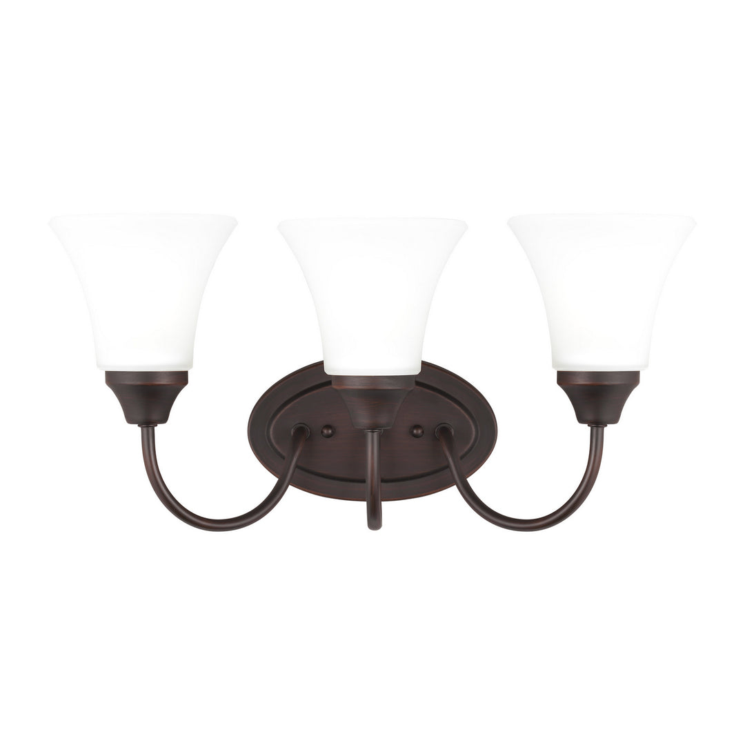 Generation Lighting Canada - 44807EN3-710 - Three Light Wall / Bath - Holman - Bronze