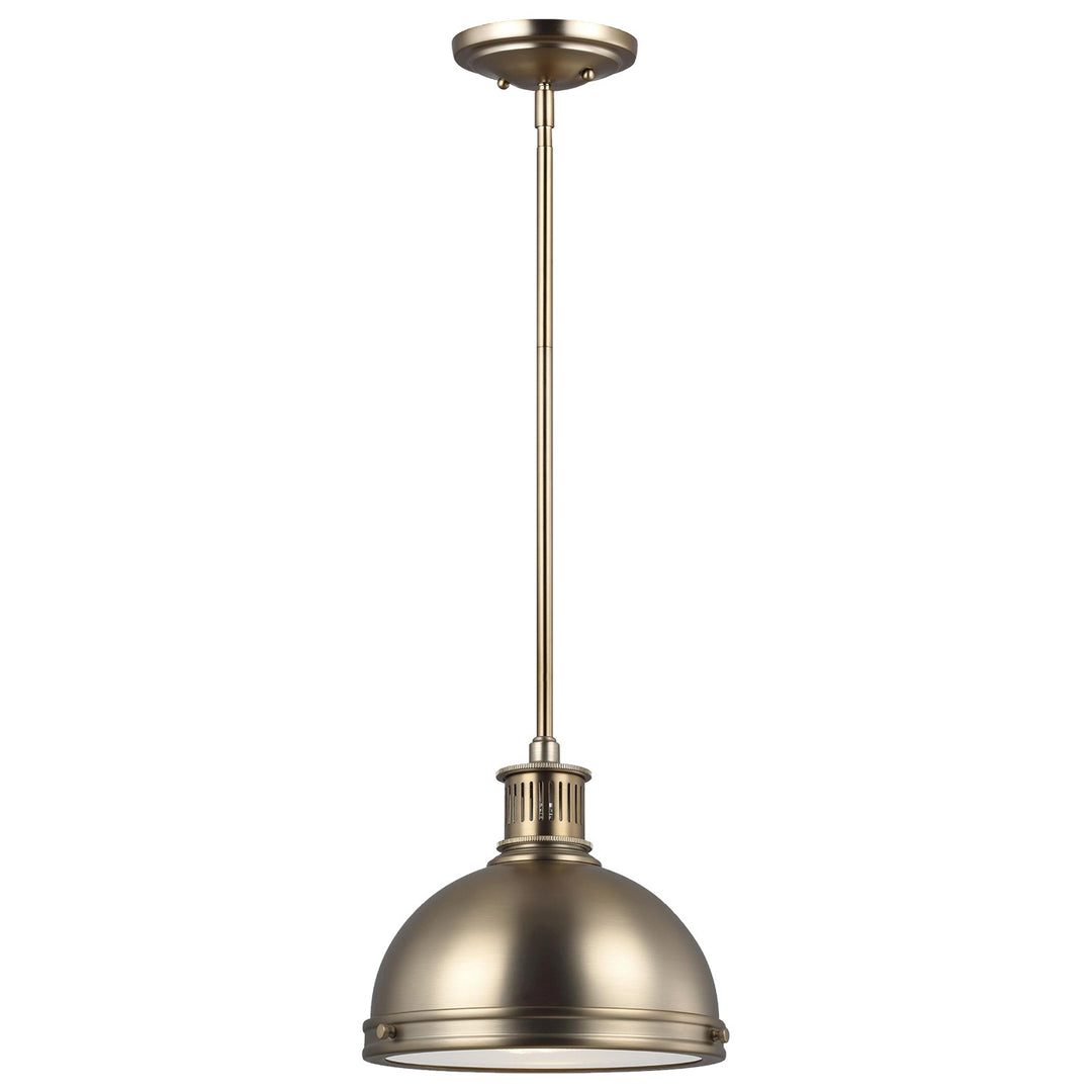 Generation Lighting Canada - 65085-848 - One Light Pendant - Pratt Street Metal - Satin Brass