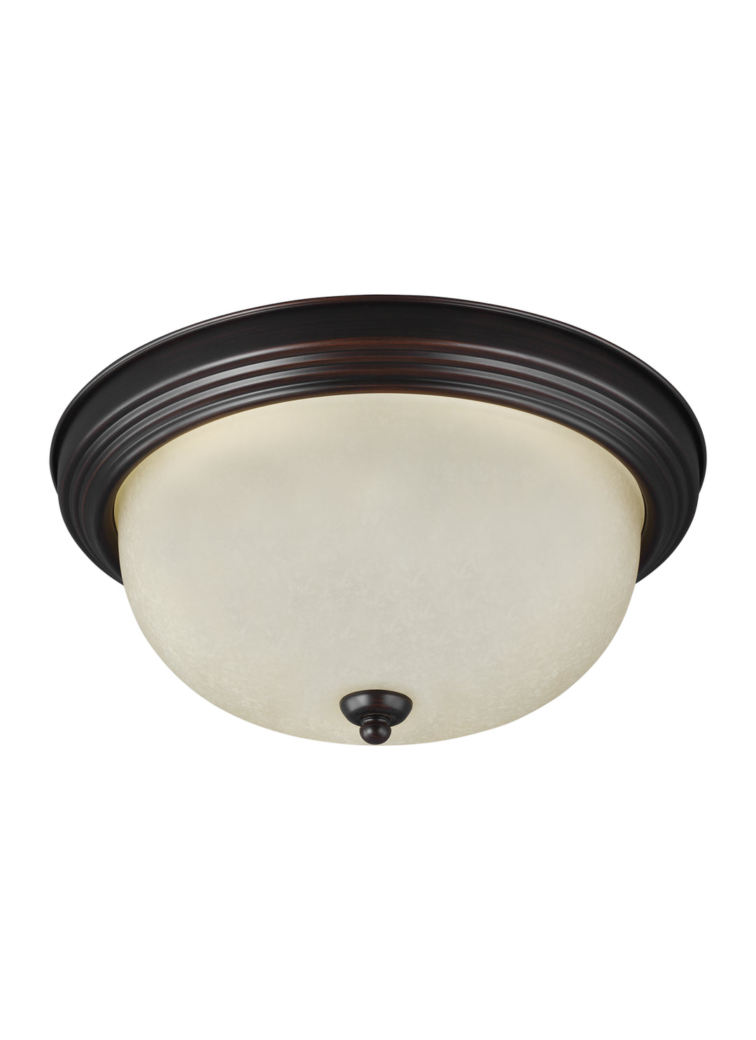 Generation Lighting Canada - 77063EN3-710 - One Light Flush Mount - Geary - Bronze