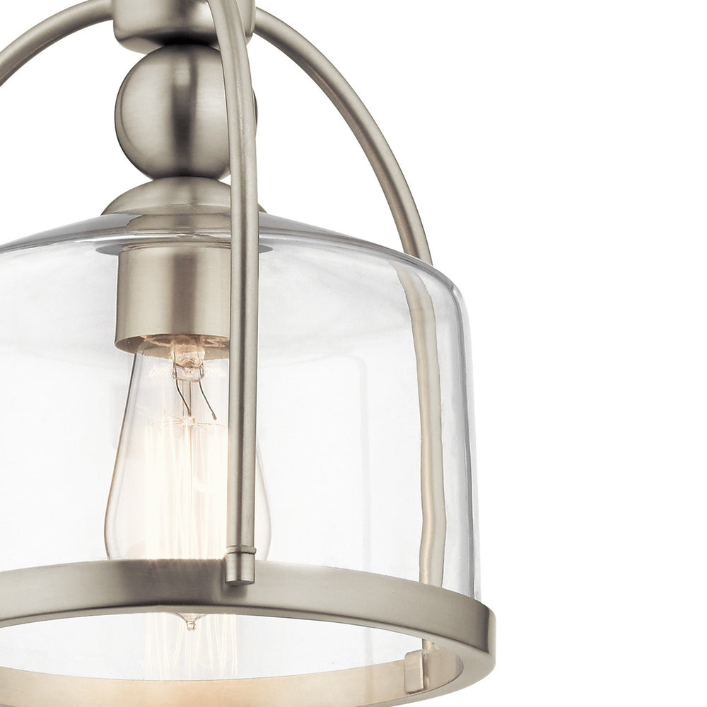 Kichler Canada - 42798NI - One Light Mini Pendant - Brushed Nickel