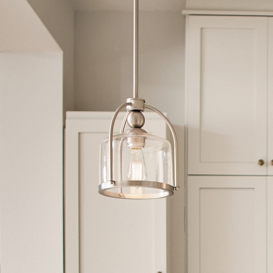 Kichler Canada - 42798NI - One Light Mini Pendant - Brushed Nickel