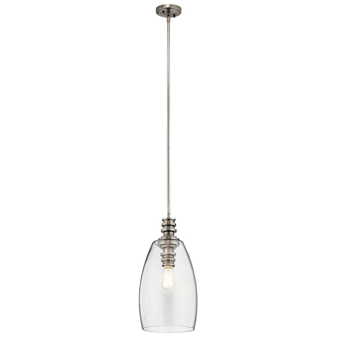 Kichler Canada - 43090CLP - One Light Pendant - Lakum - Classic Pewter
