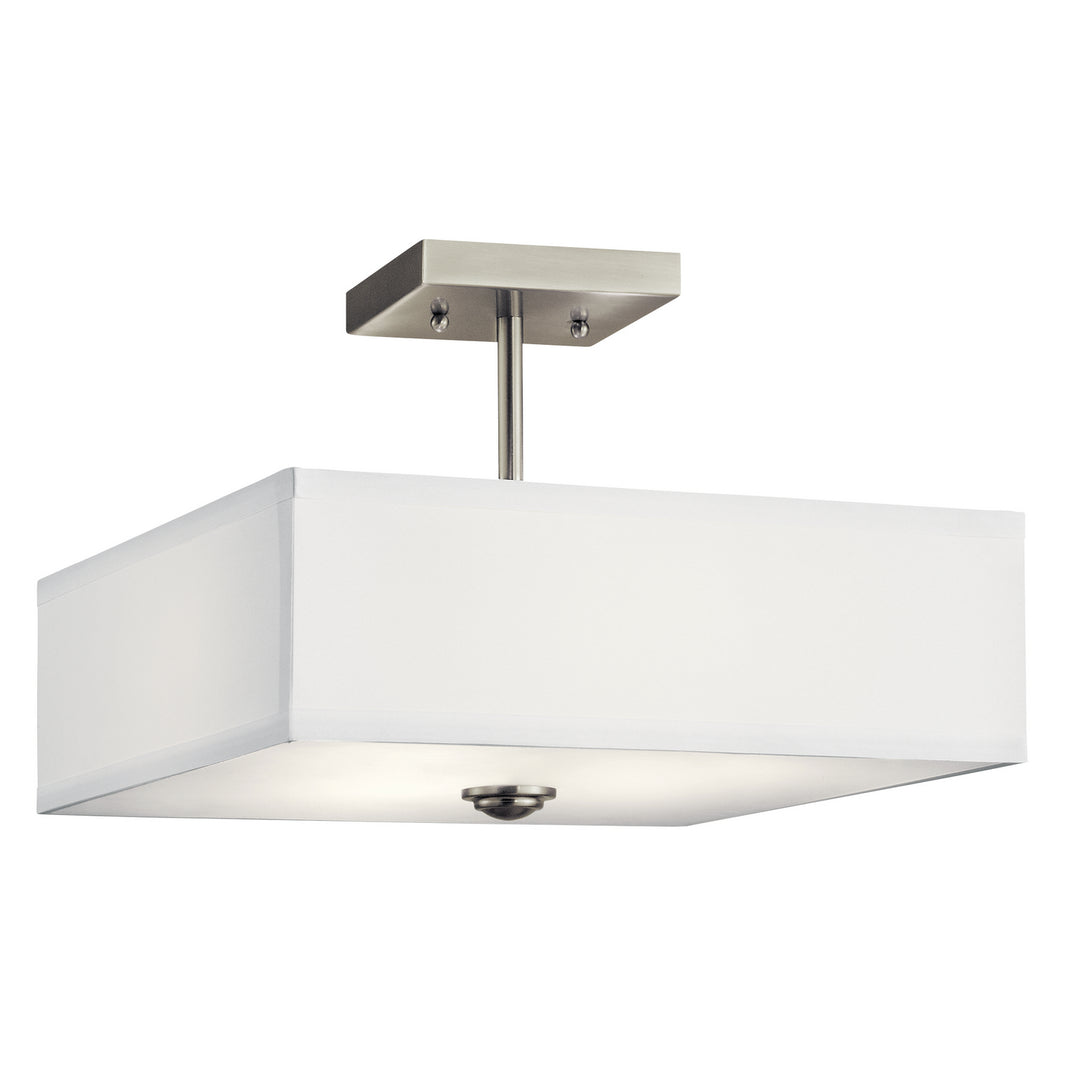 Kichler Canada - 43691NI - Three Light Semi Flush Mount - Shailene - Brushed Nickel