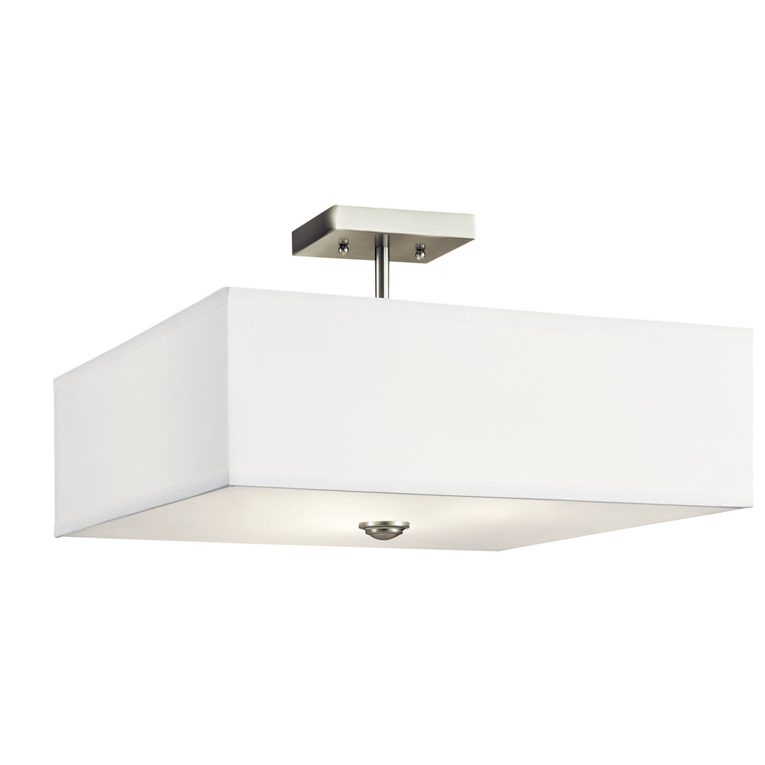 Kichler Canada - 43693NI - Three Light Semi Flush Mount - Shailene - Brushed Nickel