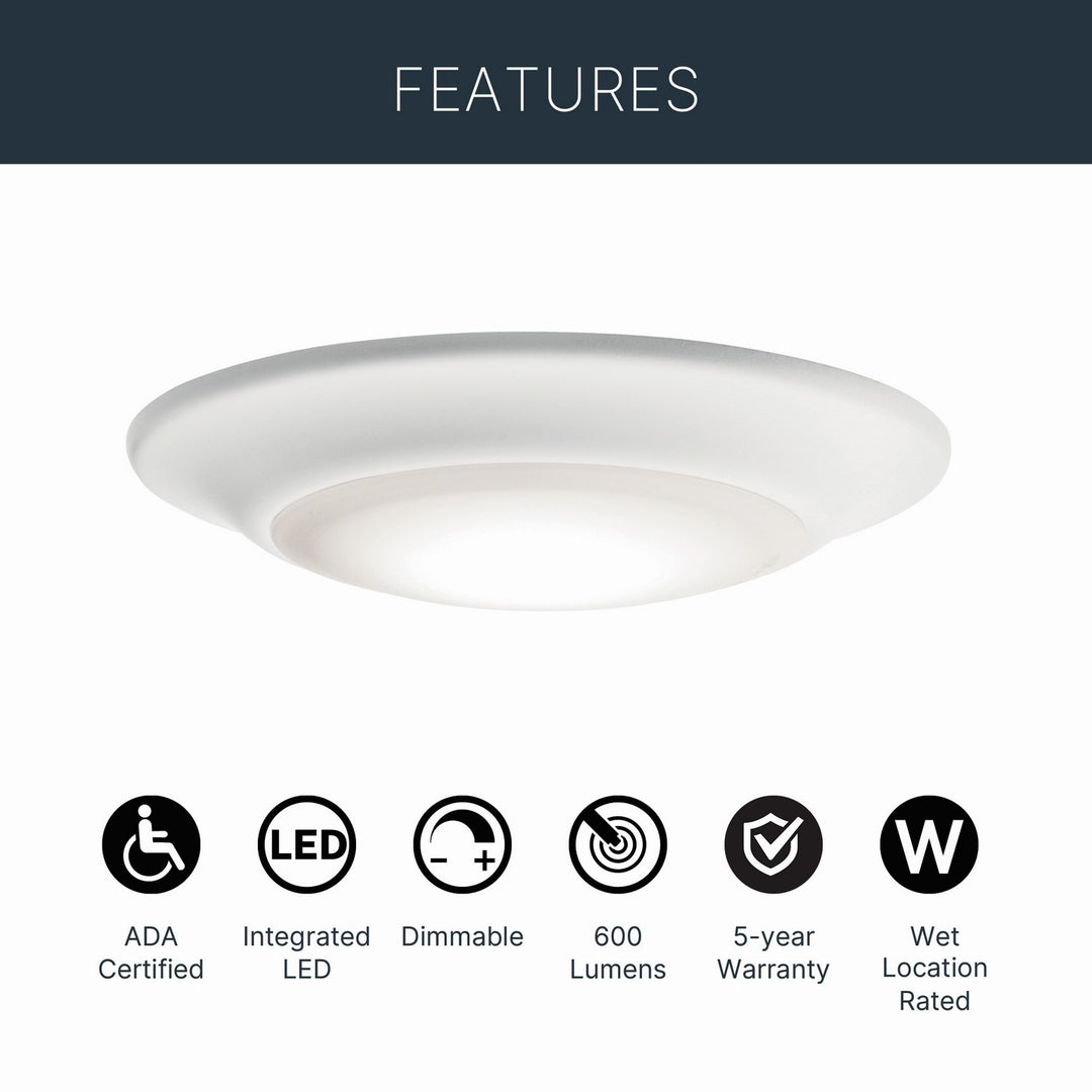 Kichler Canada - 43878WHLED30 - LED Downlight - Downlight Gen I - White
