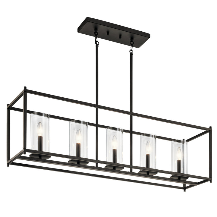 Kichler Canada - 43995OZ - Five Light Linear Chandelier - Crosby - Olde Bronze
