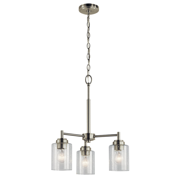 Kichler Canada - 44029NI - Three Light Mini Chandelier - Winslow - Brushed Nickel