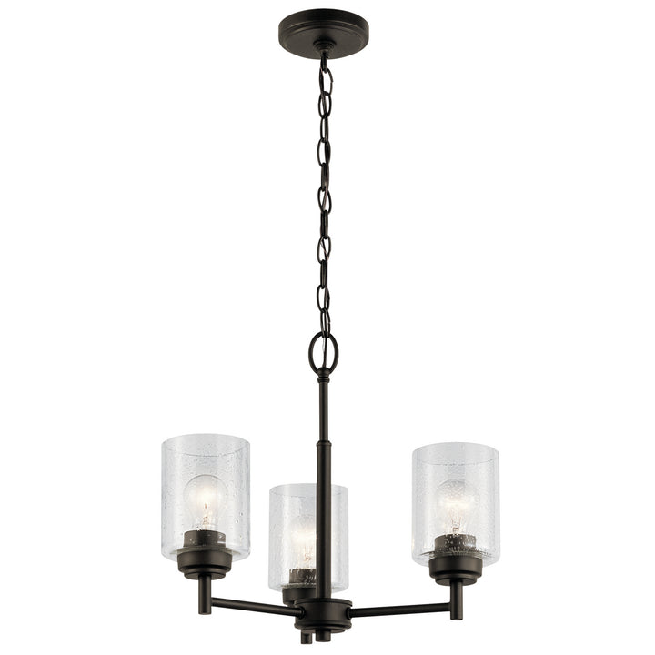 Kichler Canada - 44029OZ - Three Light Mini Chandelier - Winslow - Olde Bronze
