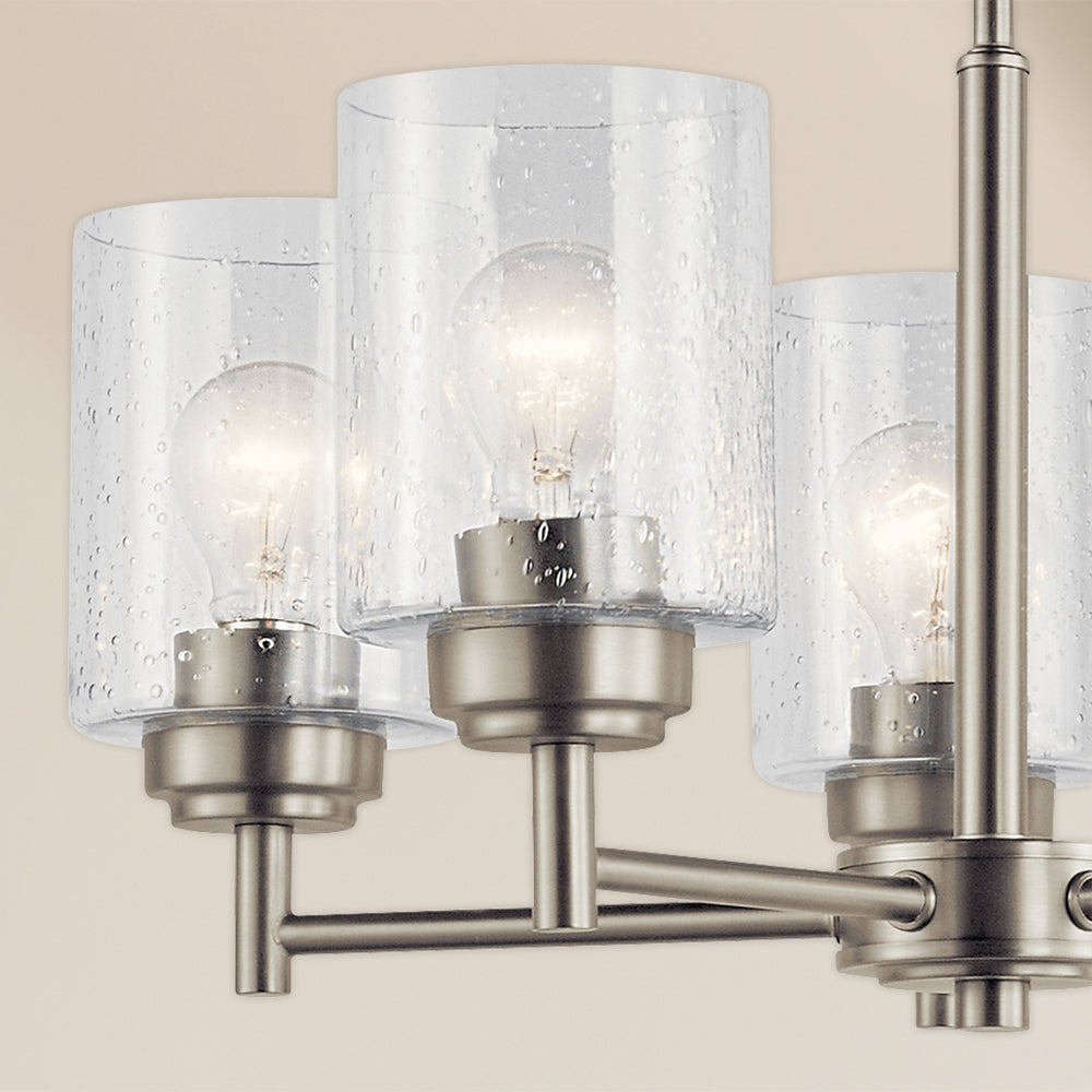 Kichler Canada - 44030NI - Five Light Chandelier - Winslow - Brushed Nickel