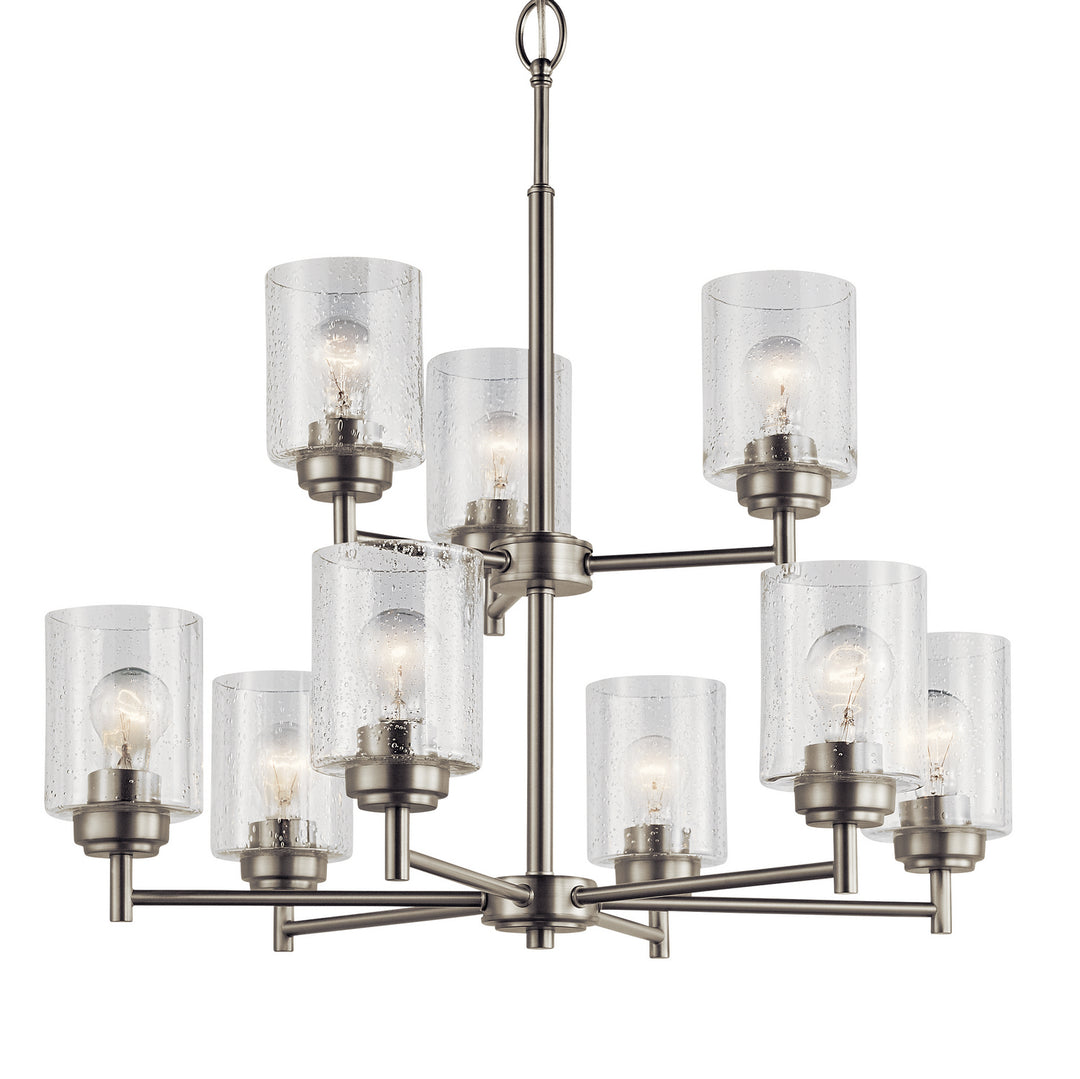Kichler Canada - 44031NI - Nine Light Chandelier - Winslow - Brushed Nickel