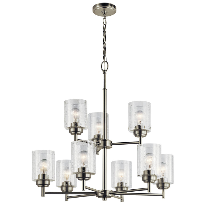 Kichler Canada - 44031NI - Nine Light Chandelier - Winslow - Brushed Nickel