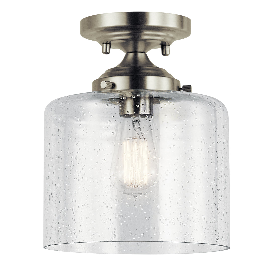 Kichler Canada - 44033NI - One Light Semi Flush Mount - Winslow - Brushed Nickel